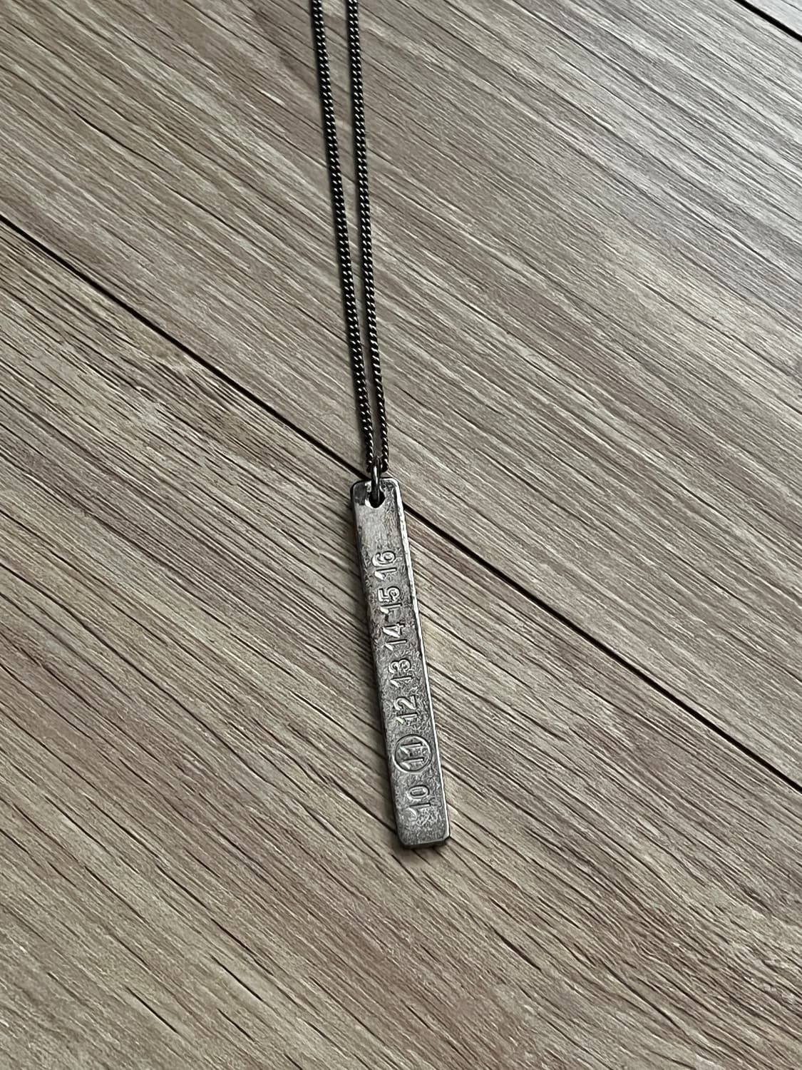 마르지엘라 넘버 바 목걸이 상품이미지1