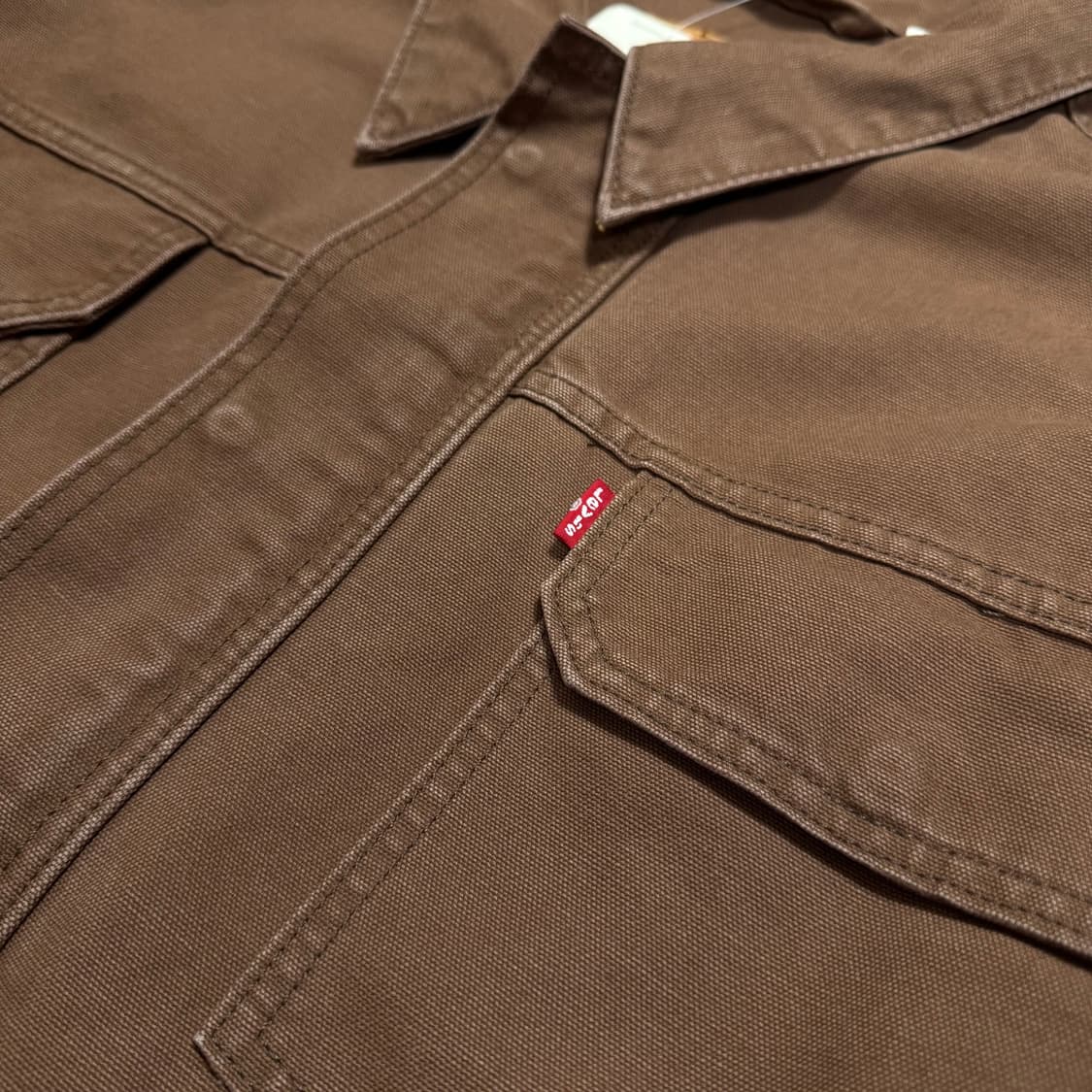 리바이스(Levi's) 브라운컬러 코튼 캔버스 4포켓 필드자켓 상품이미지4