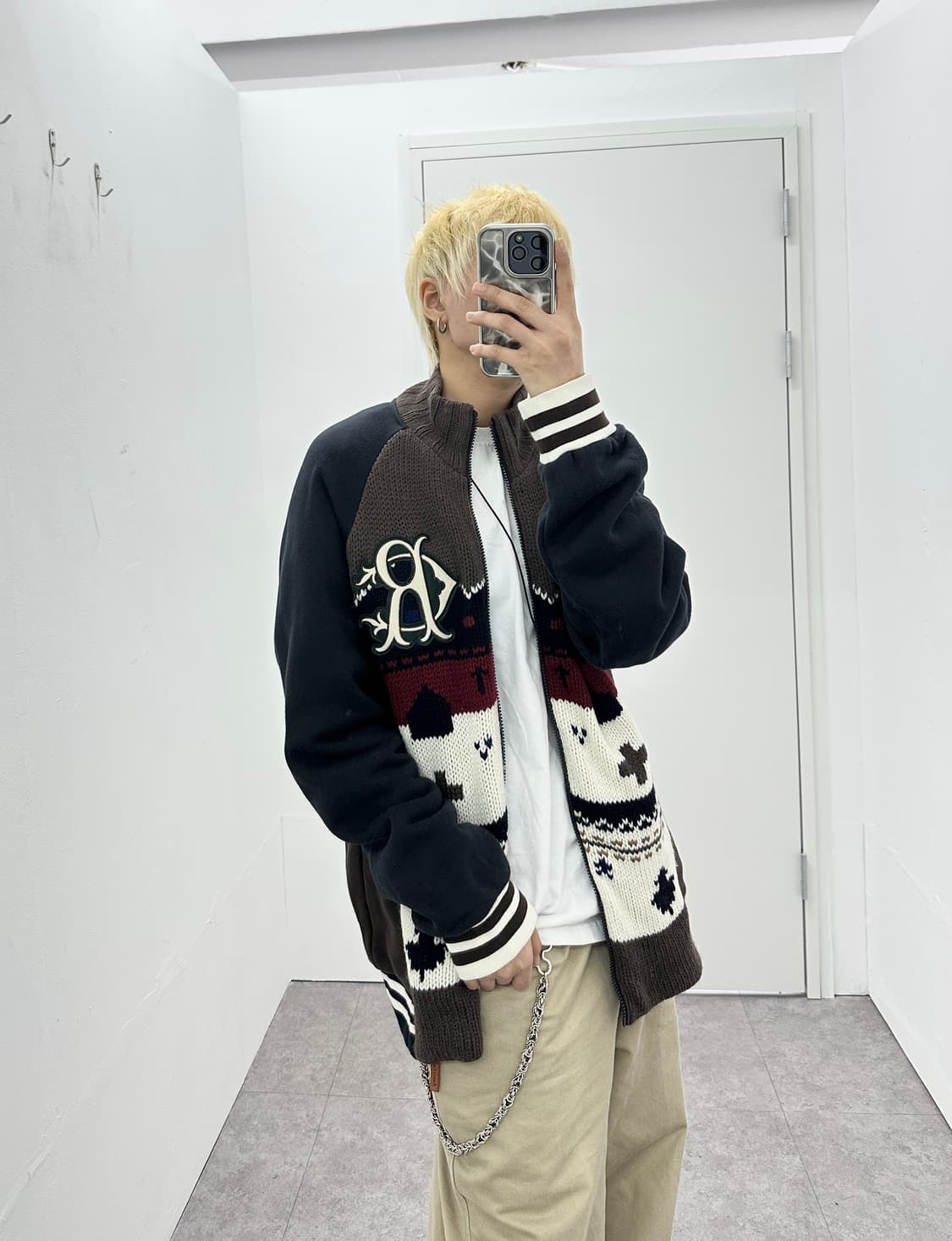 Vintage Roots cowichan nordic knit zip u 상품이미지1