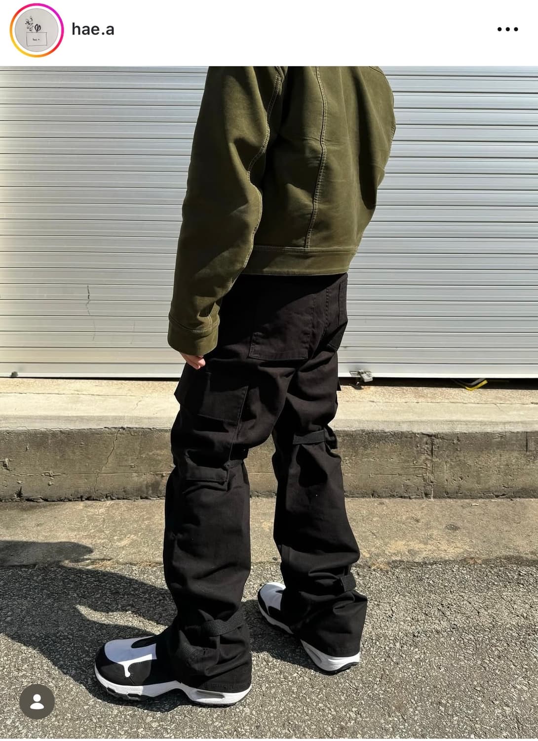 hae.a starp cargo pants black 상품이미지1