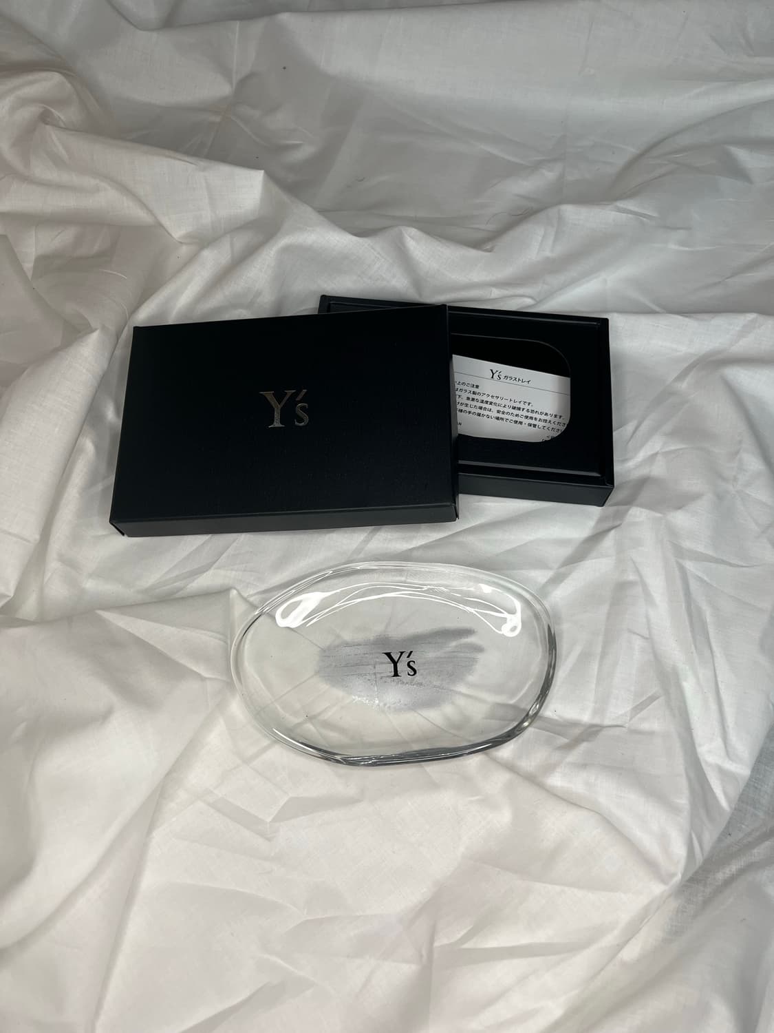 Y’s Logo glass tray 상품이미지1