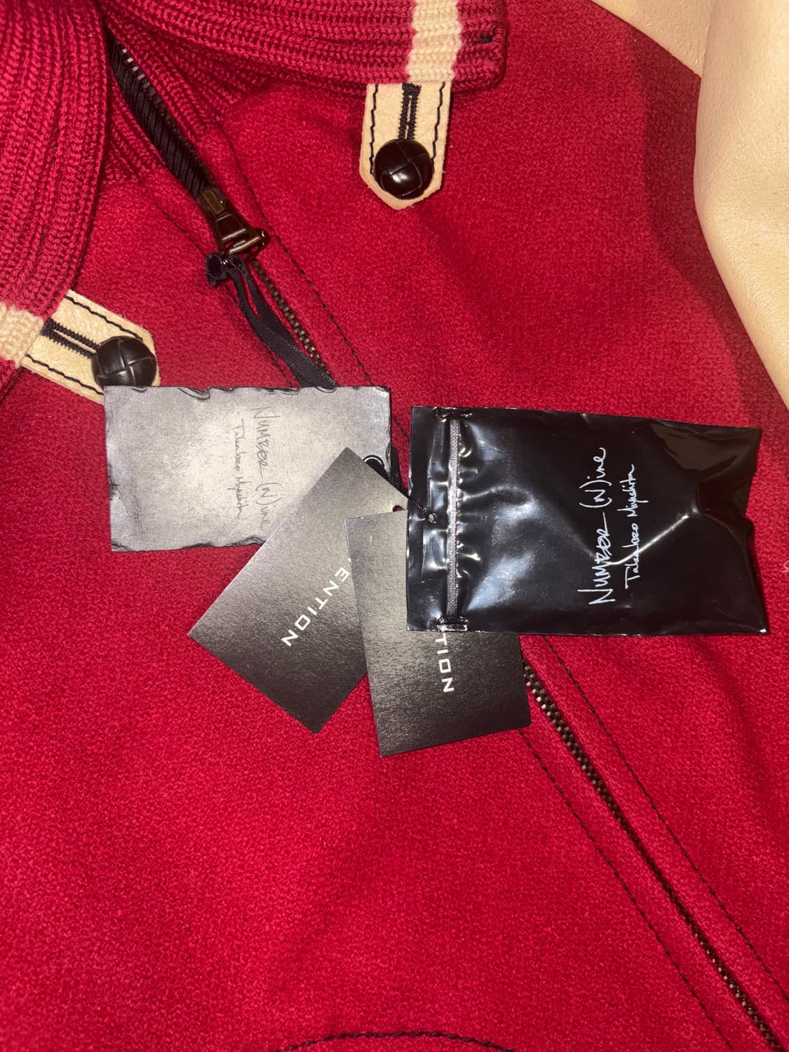 AW08 Number (N)ine Varsity Jacket 상품이미지3