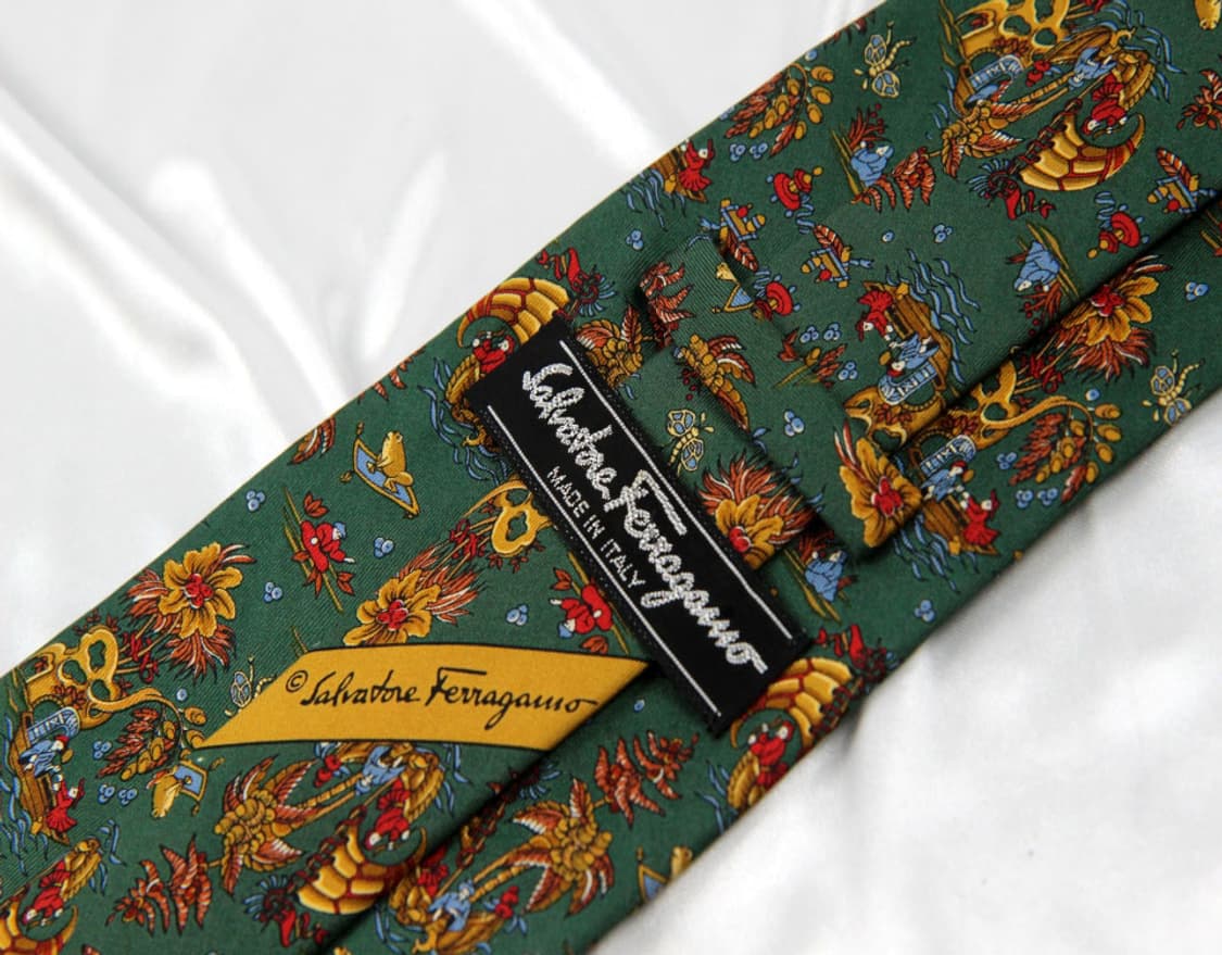 페라가모 9cm A+등급 남자 명품 넥타이 상품이미지3