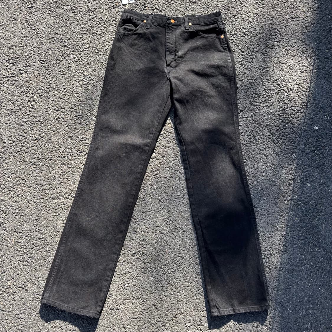 올드 랭글러 블랙 데님 팬츠 상품이미지4