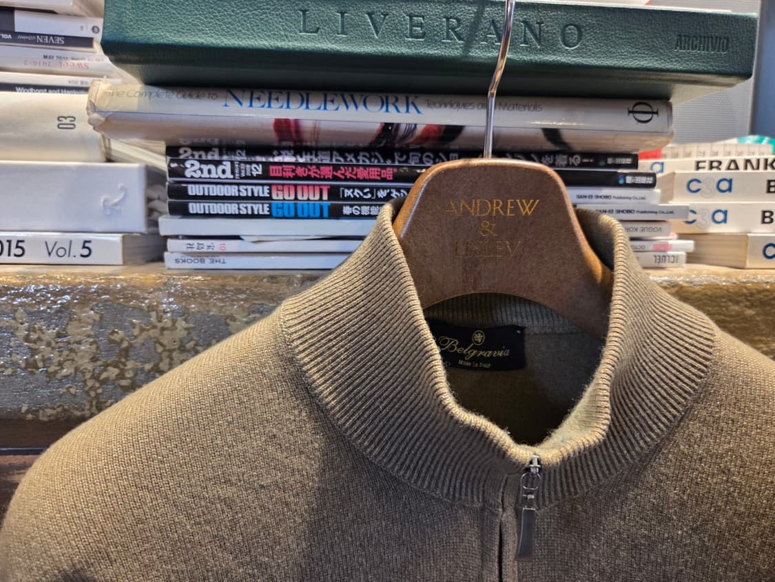 이탈리아 브랜드 벨그라비아 캐시미어니트 상품이미지3