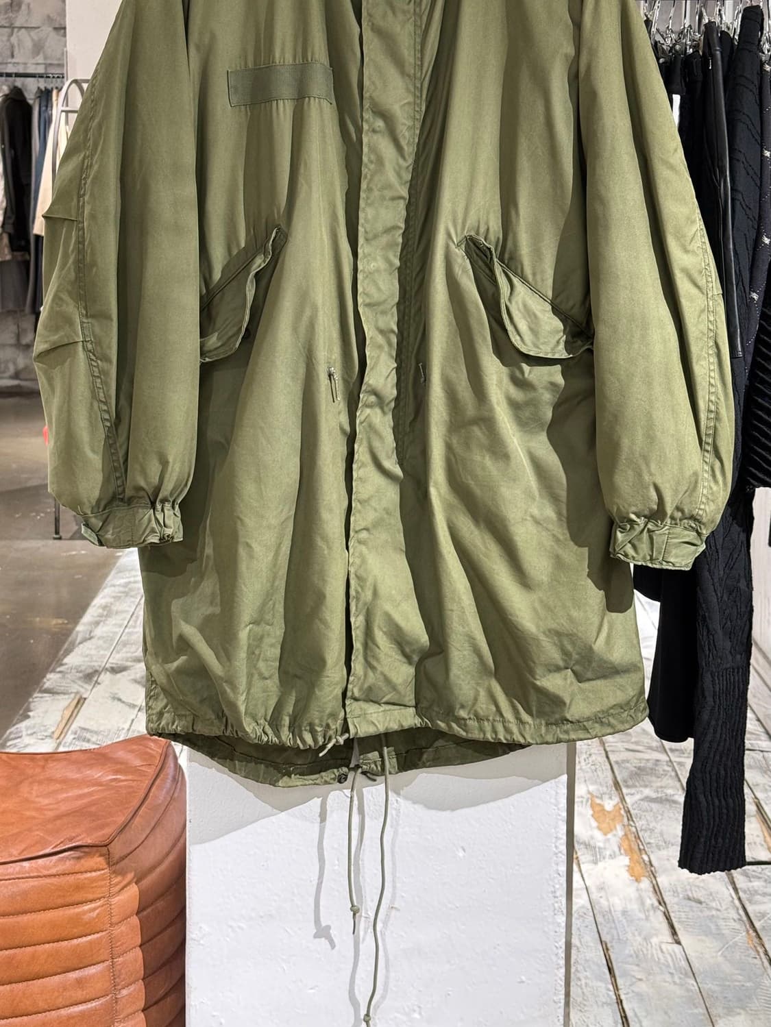 u.s.army M-65 카키 피쉬테일 개파카 상품이미지3