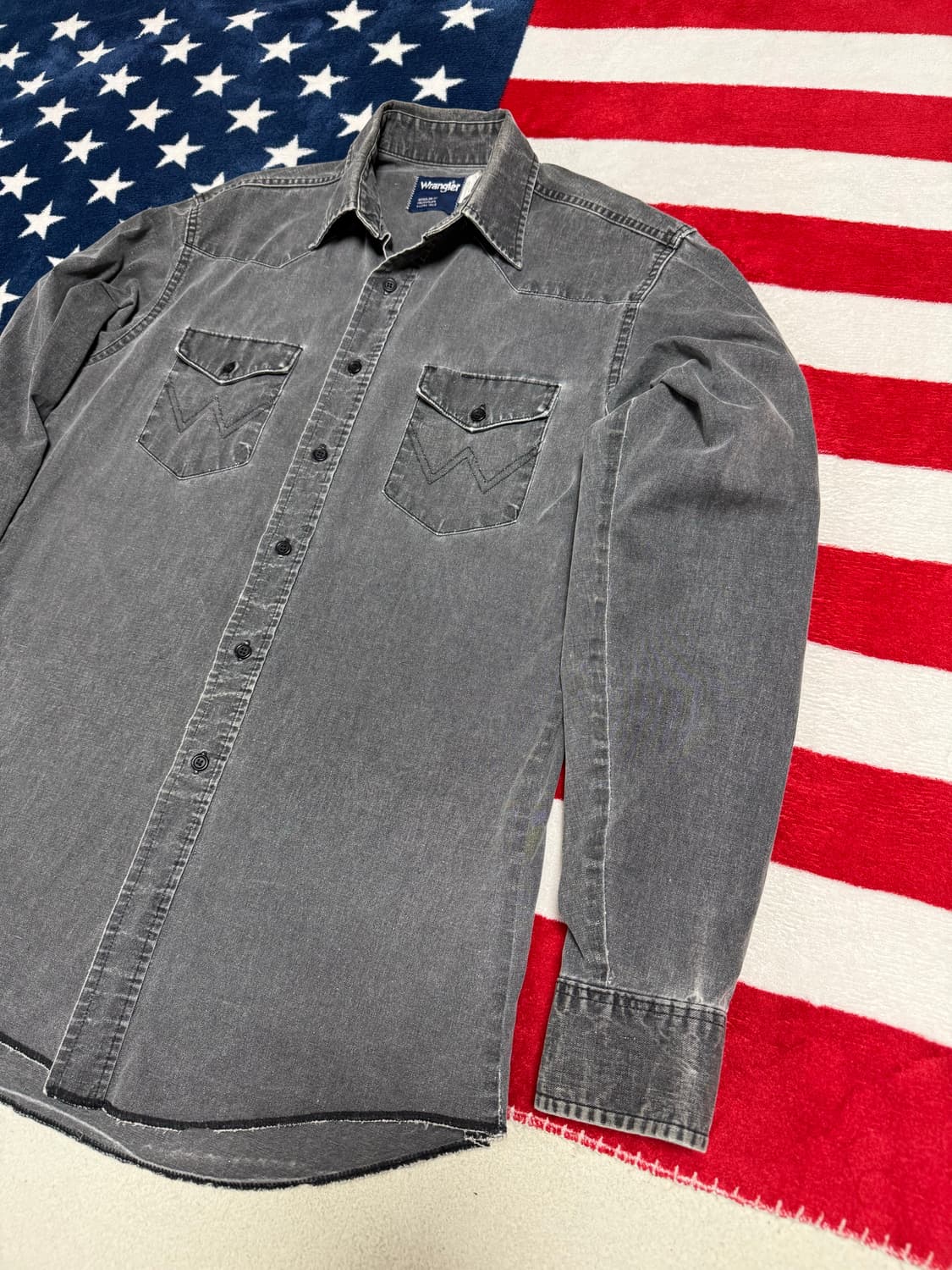 랭글러 웨스턴데님셔츠 Wrangler western denim shirt 상품이미지3