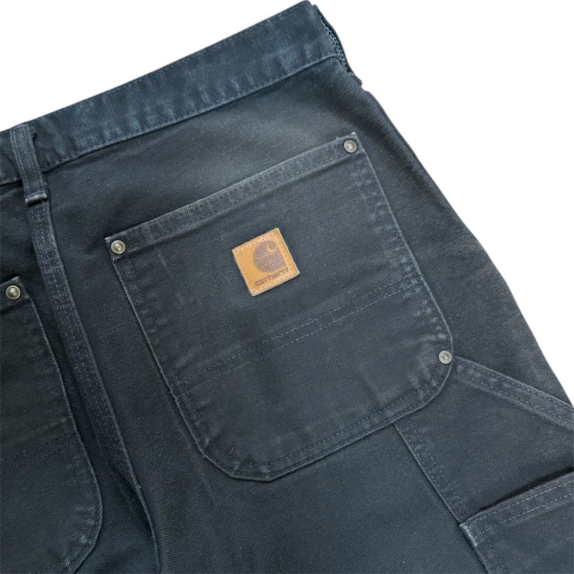 빈티지 칼하트 더블니 B136 블랙 faded 상품이미지6