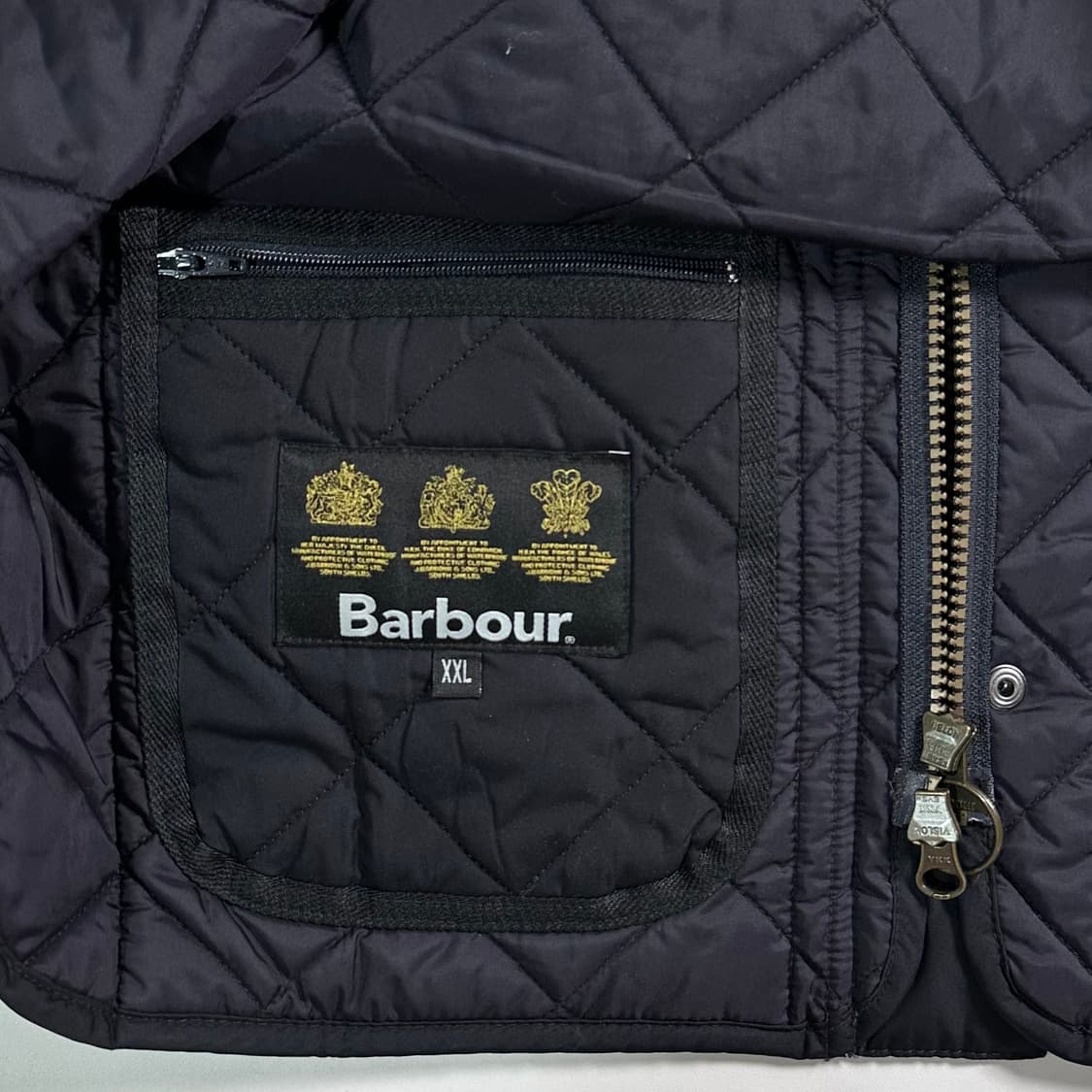 바버 다크네이비 퀼팅 베스트 상품이미지8