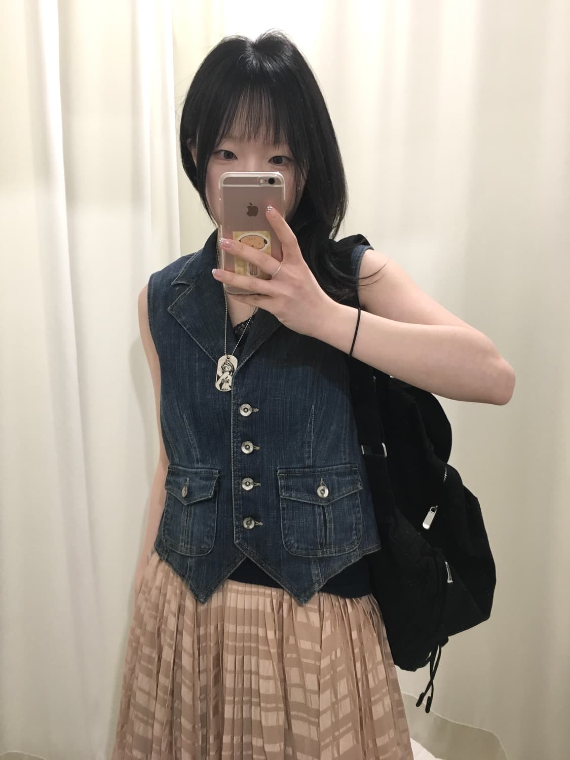 TRIBAL jeans denim vest 상품이미지4