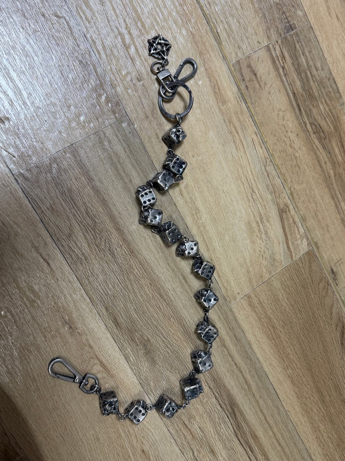 에모스탠스클럽 해골  주사위 실버 체인 상품이미지2