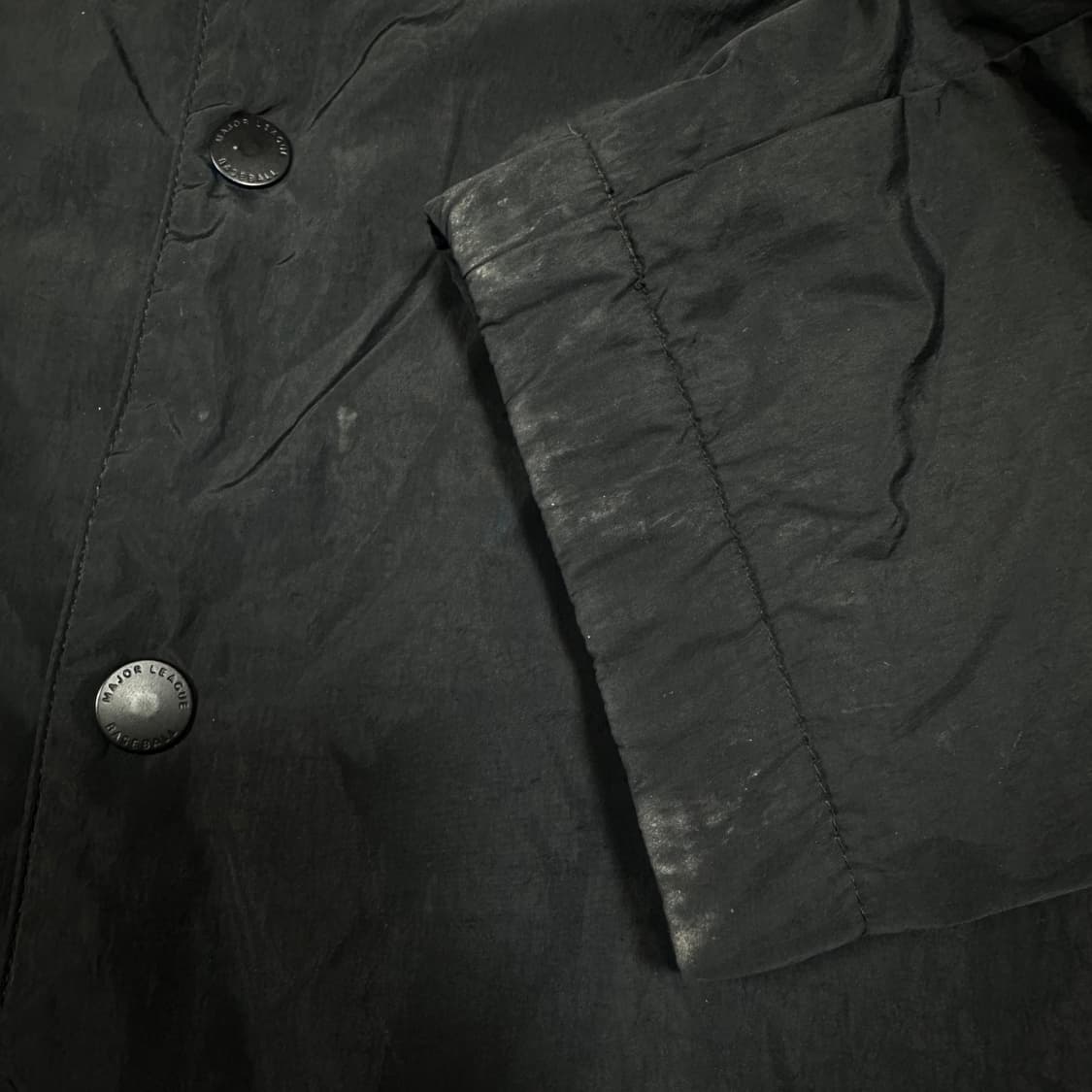 ✨ (바배) MLB 뉴욕양키즈 뽀글이 플리스 블랙 코치 자켓 상품이미지6