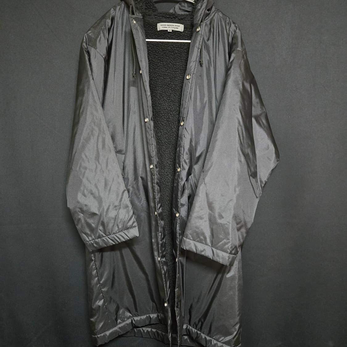 꼼데가르송 CDG 보아털 롱패딩 후드 코치자켓(S사이즈) 상품이미지1