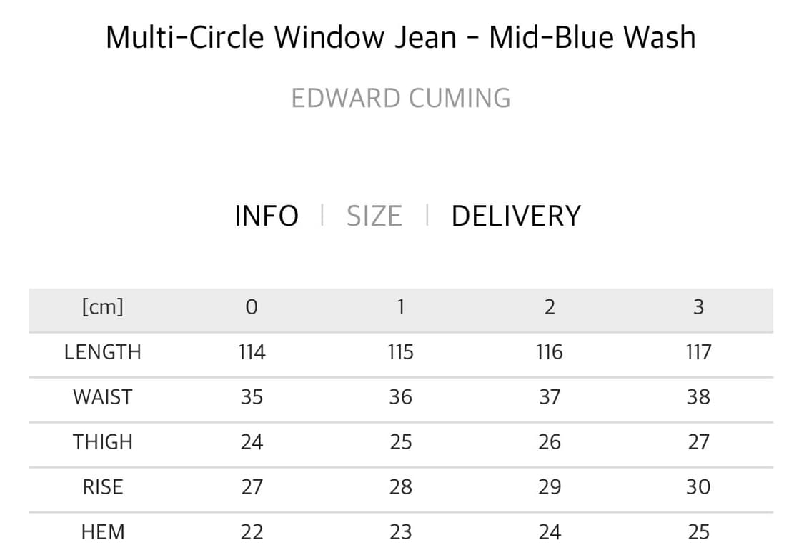 (W)Multi-Circle Window Jean - Mid-Blue 상품이미지3