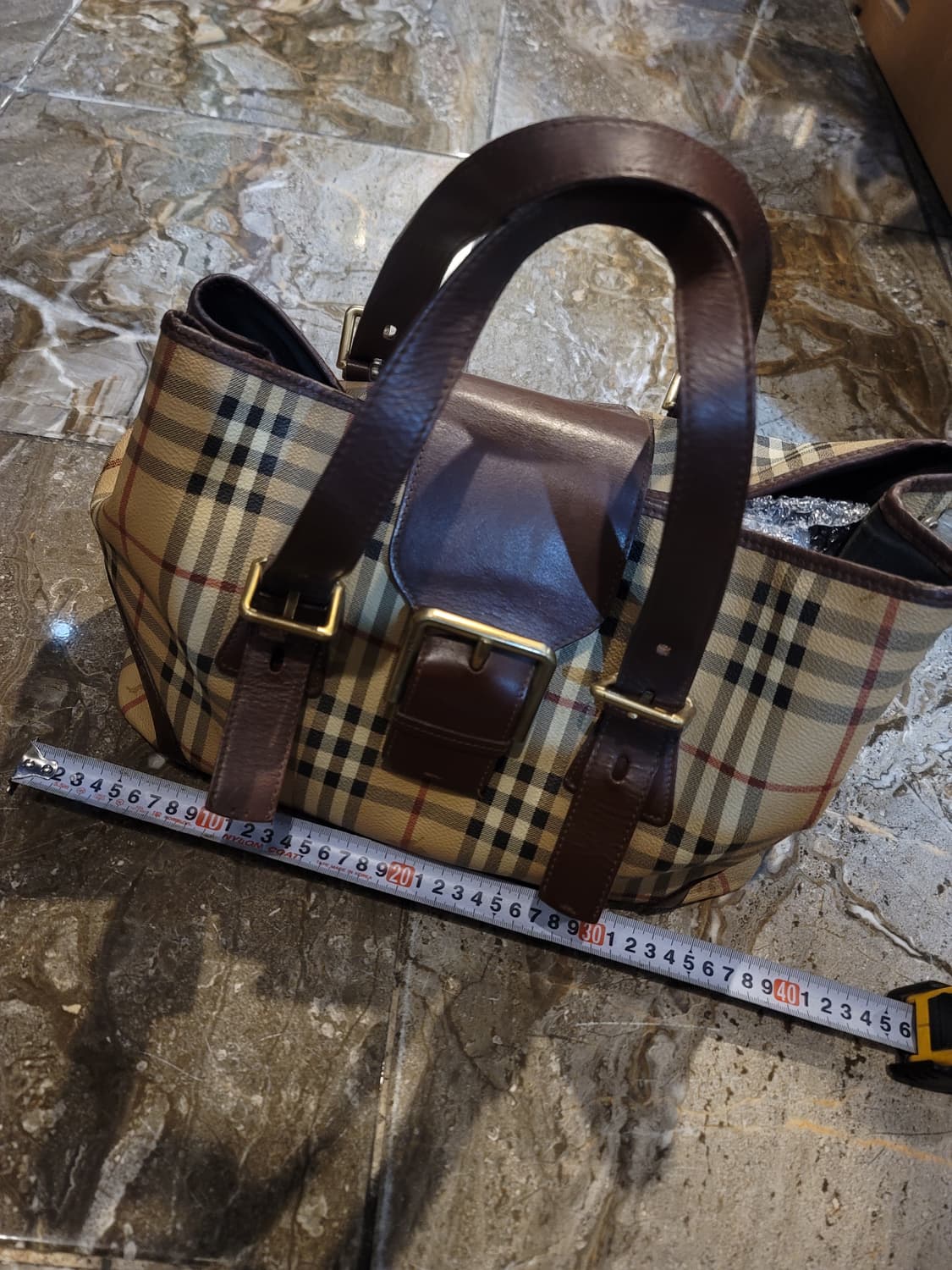 버버리 노바체크 토드백  상품이미지7