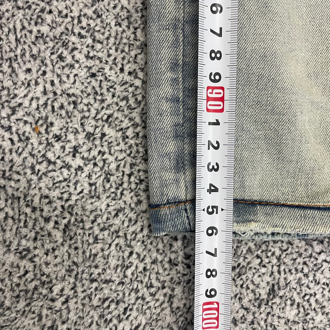 아미리 블루워싱 앤 래드패치 데님팬츠 0105HS1  상품이미지7