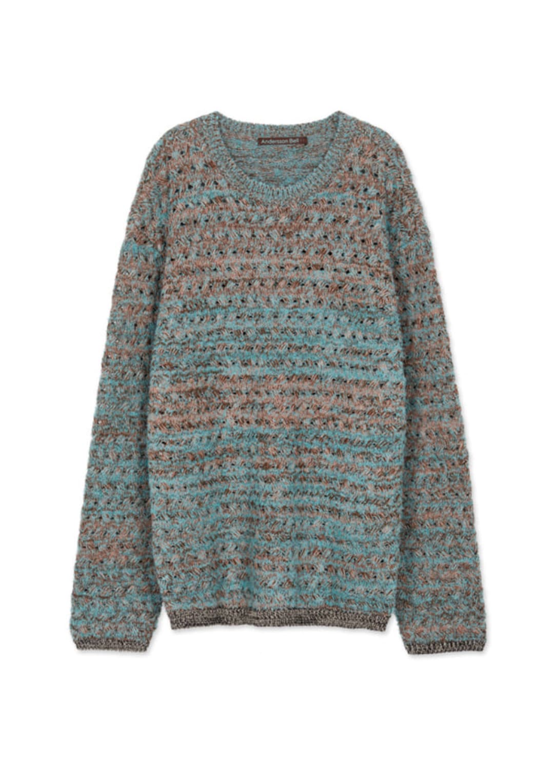 앤더슨벨 멀티 멜란지 크루넥 스웨터 상품이미지8