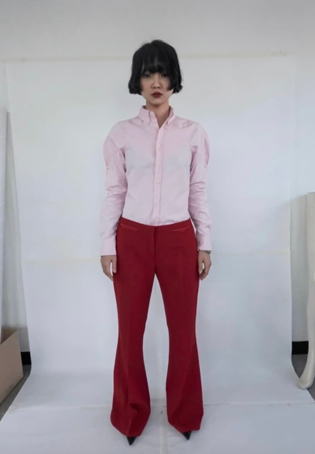 에옹쓰 가든 셔츠 (핑크) (사이즈1) 상품이미지4