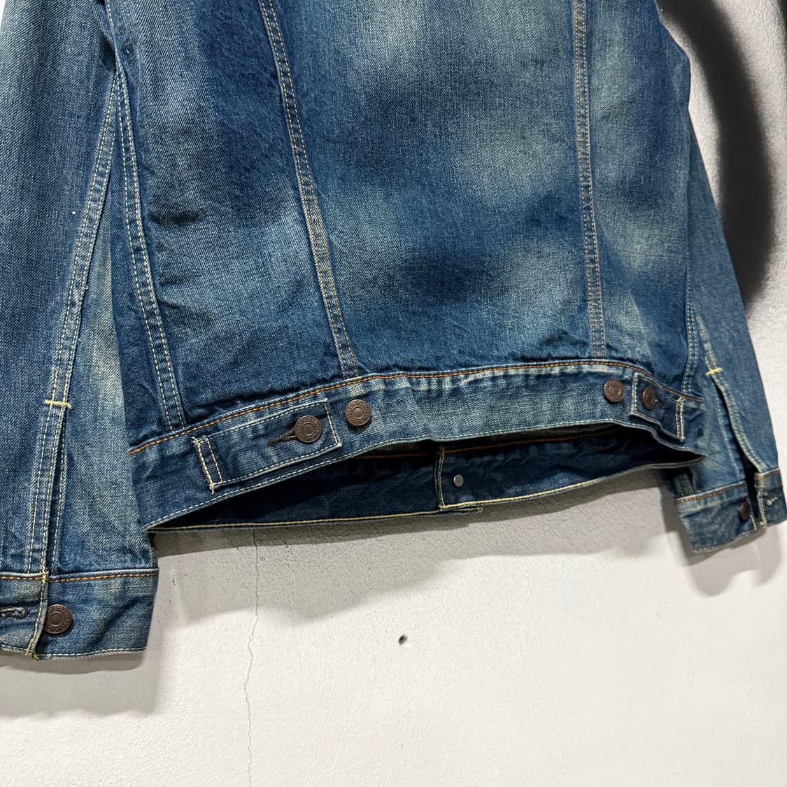 리바이스 오리지널 인디고 블루 워싱 데님 트러커 상품이미지6