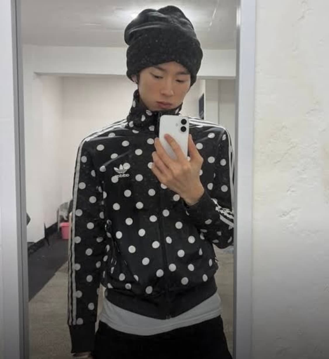 꼼데가르송 도트 가디건 블랙 M 상품이미지5