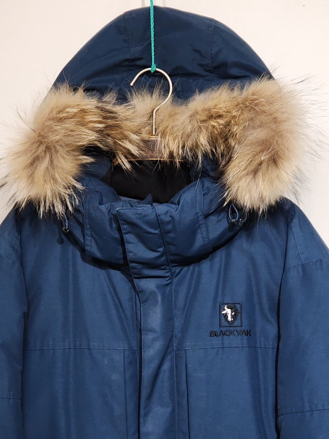 (100) 블랙야크 패딩점퍼 오리털 다운자켓 라쿤털 후드  상품이미지2