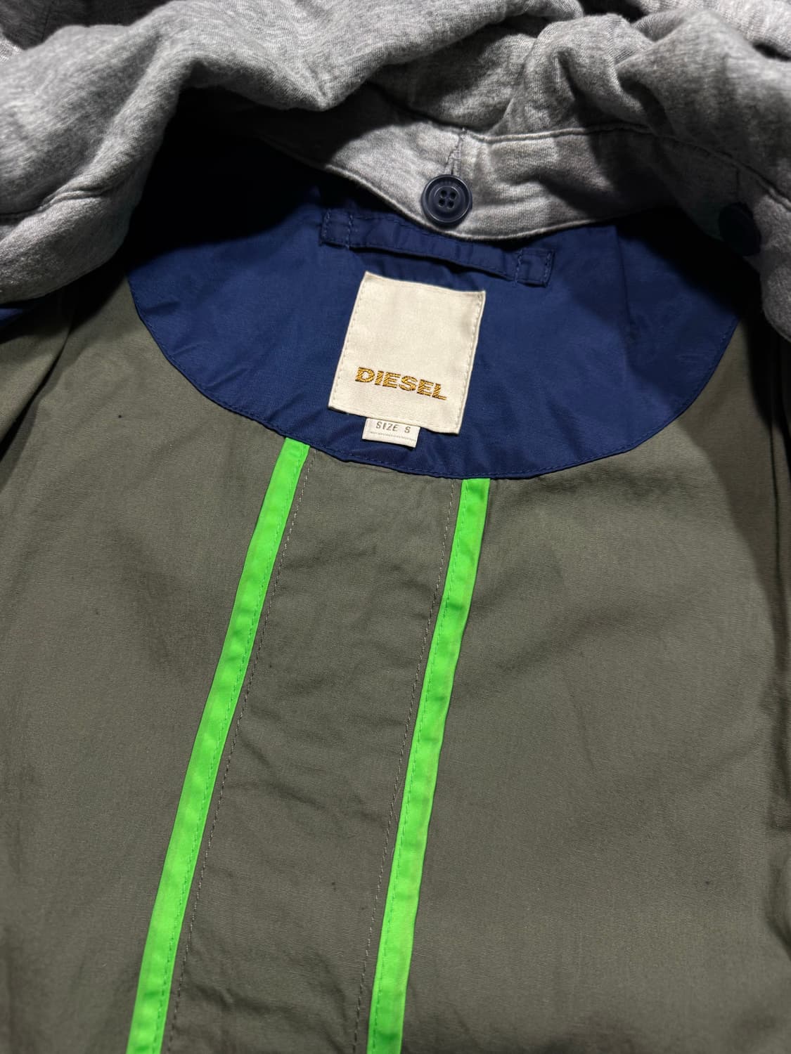 Diesel 디젤 바이커 후드 항공점퍼 상품이미지3