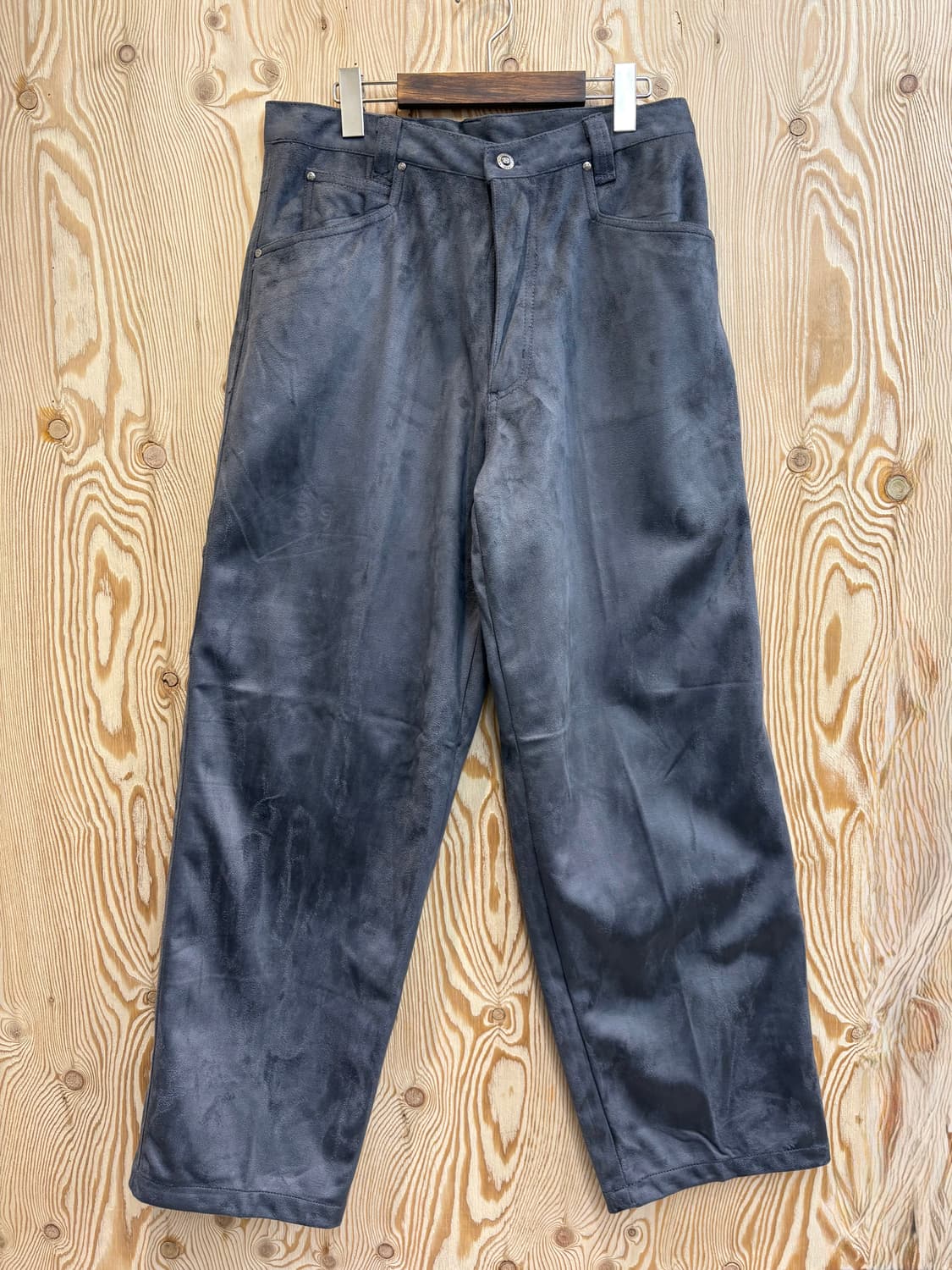 RÊVE JEANS | 레브 진 페이크 스웨이드 팬츠 상품이미지1