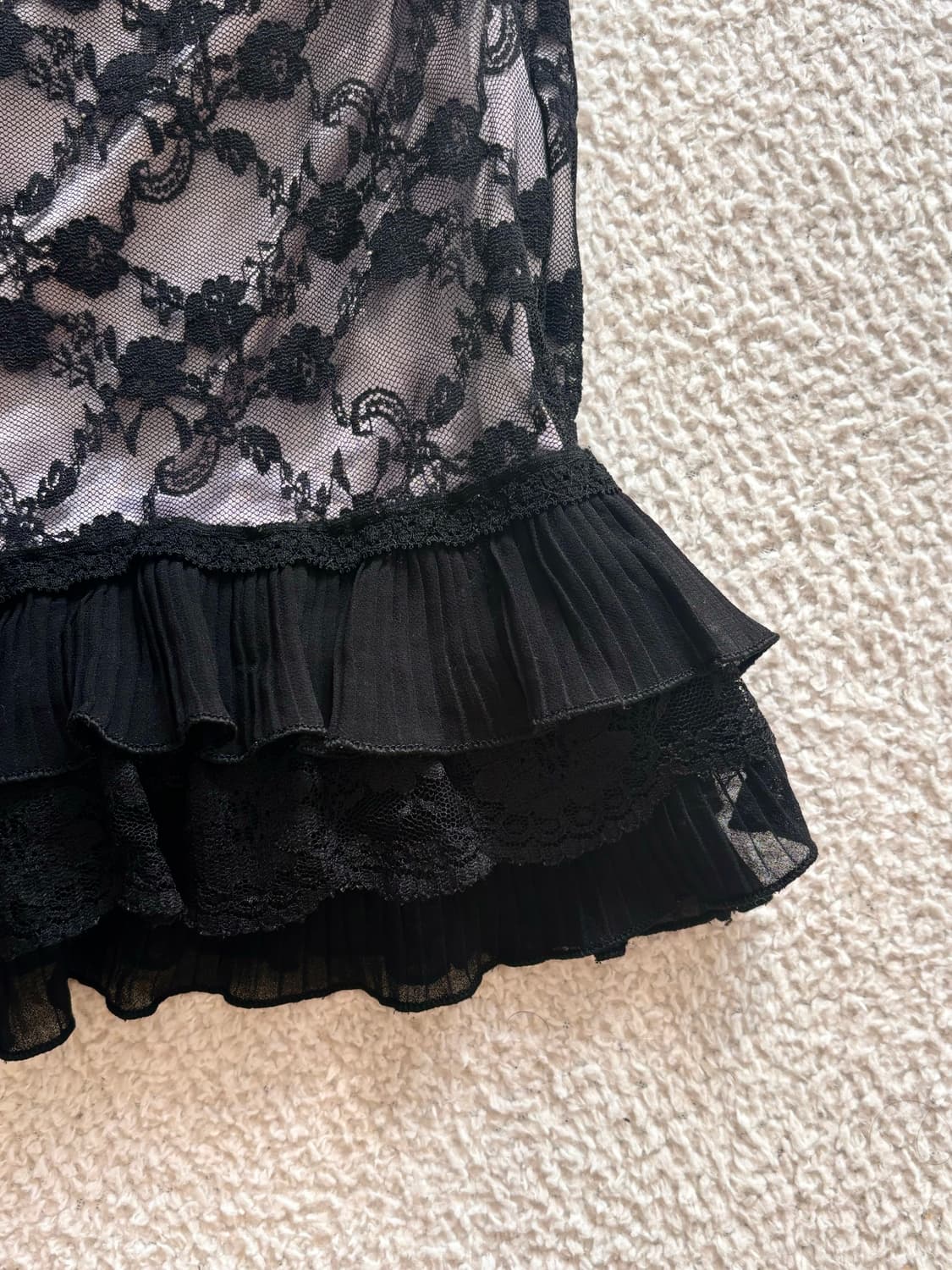 세실맥비 플라워 시스루 탑 슬리브리스 나시 프릴 레이스 히메갸루 페어리 상품이미지3