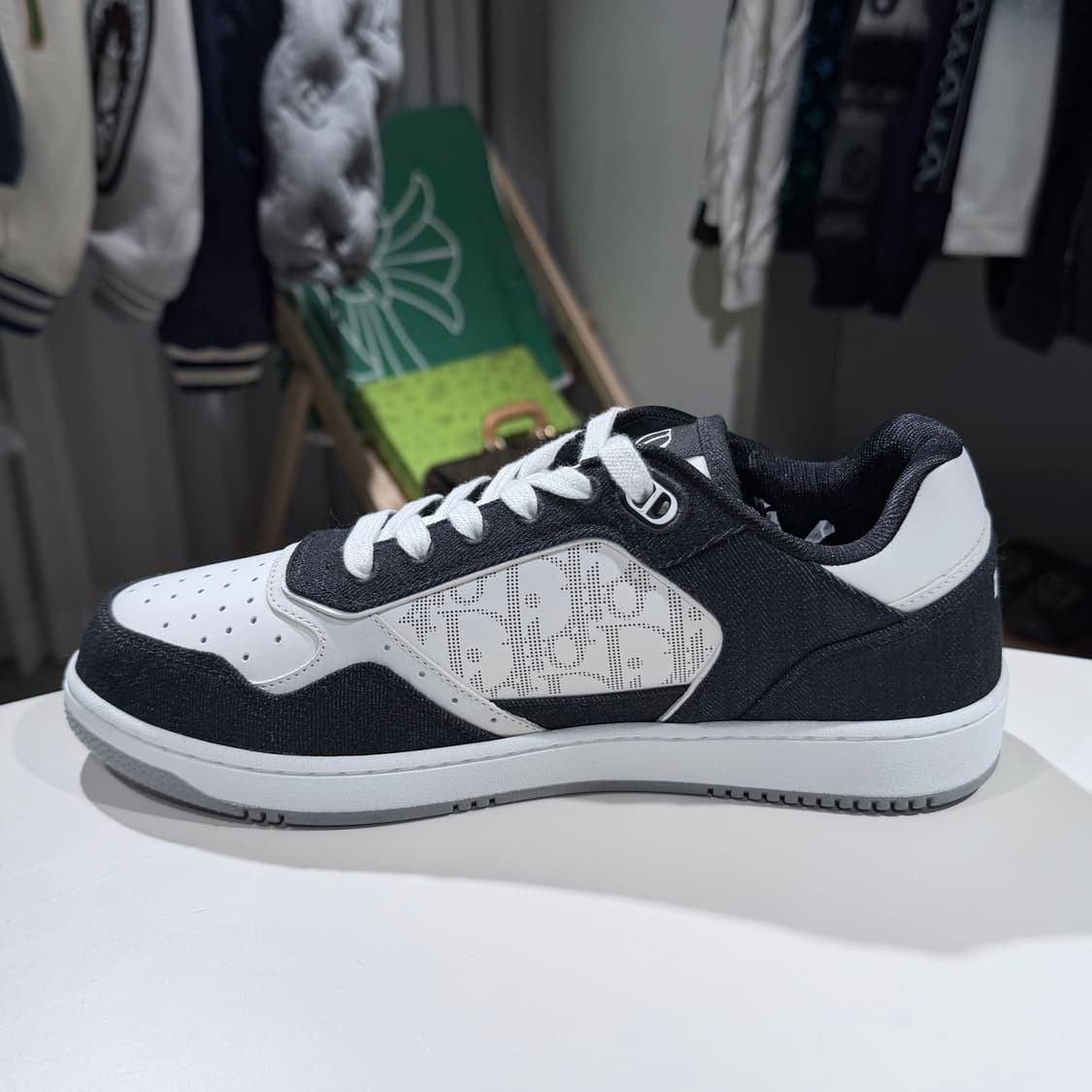 (A+/42) / 디올 갤럭시 B27 블랙 데님 스니커즈 상품이미지6