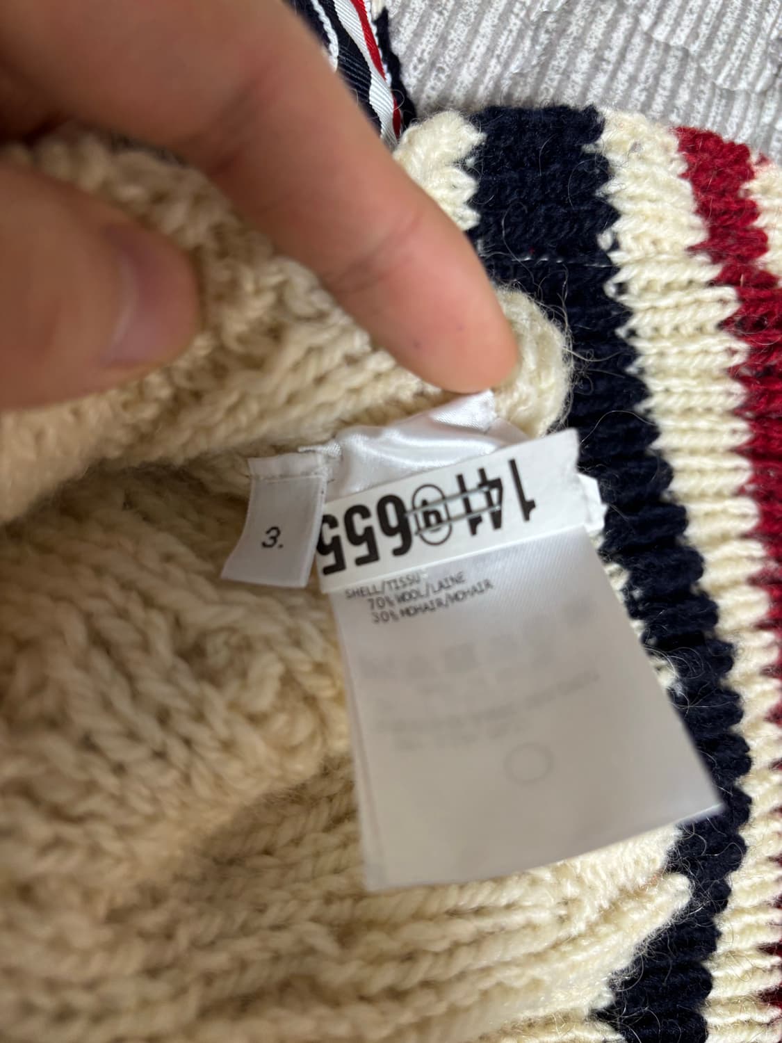 톰브라운 터틀넥 니트 3사이즈 상품이미지4