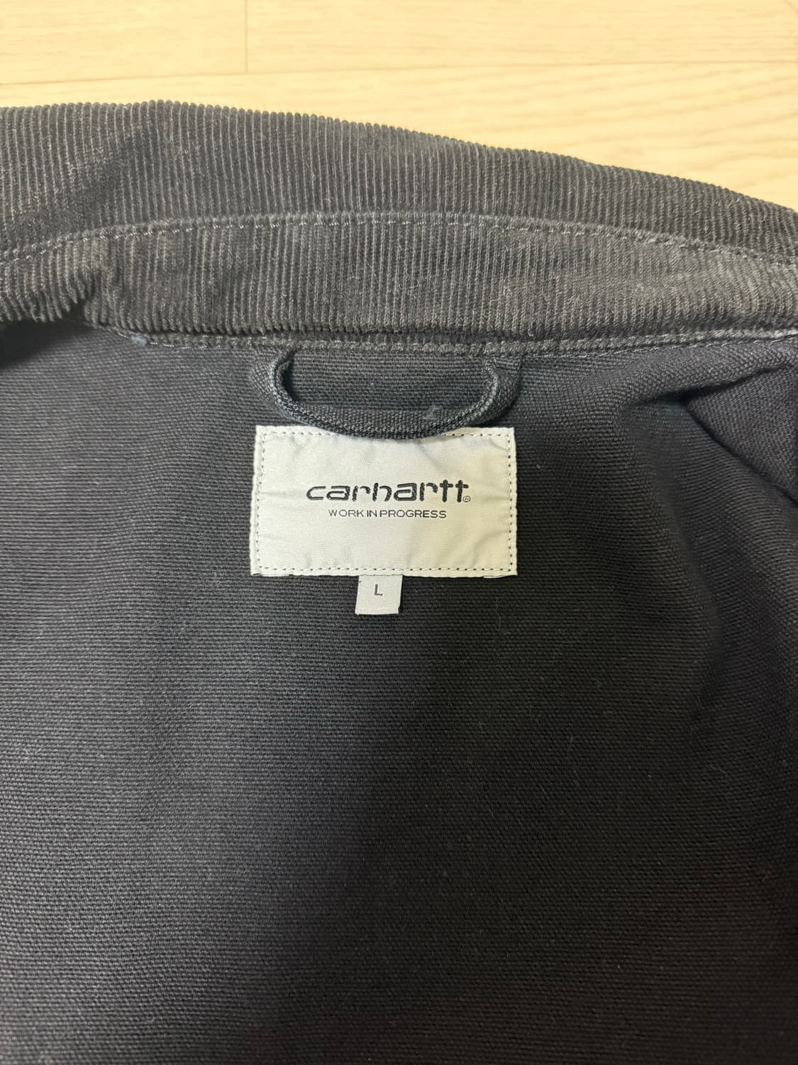 칼하트 WIP Detroit Jacket Stone Canvas L사이즈 상품이미지4