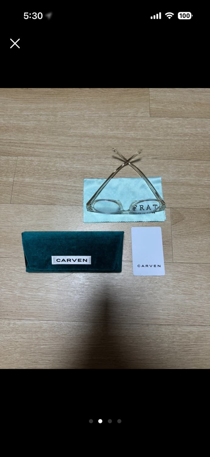 carven buzz 카르벤 버즈 투명안경 상품이미지2