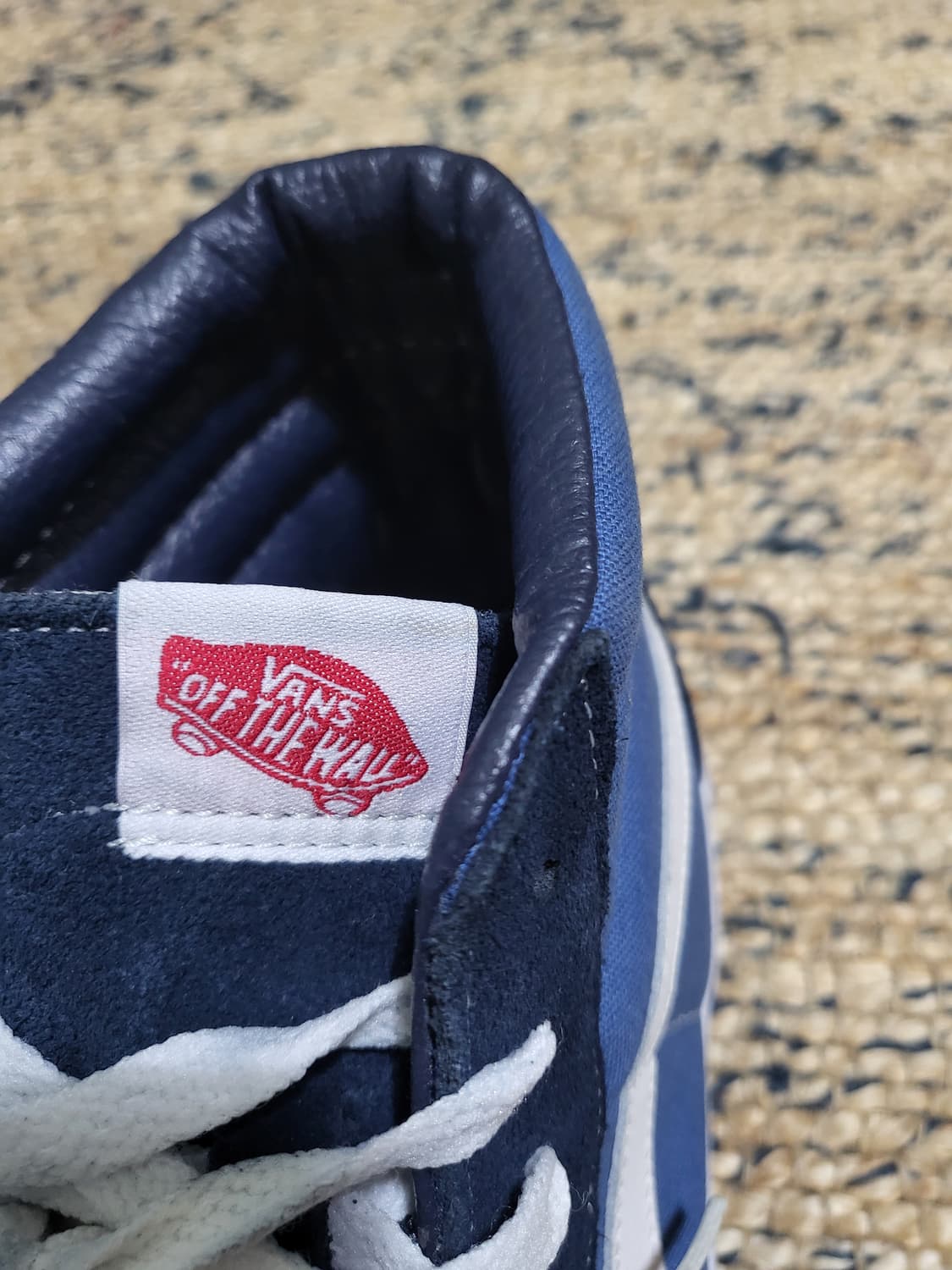 Vans 반스 스케이트 하이 신발 - 네이비/화이트 상품이미지6