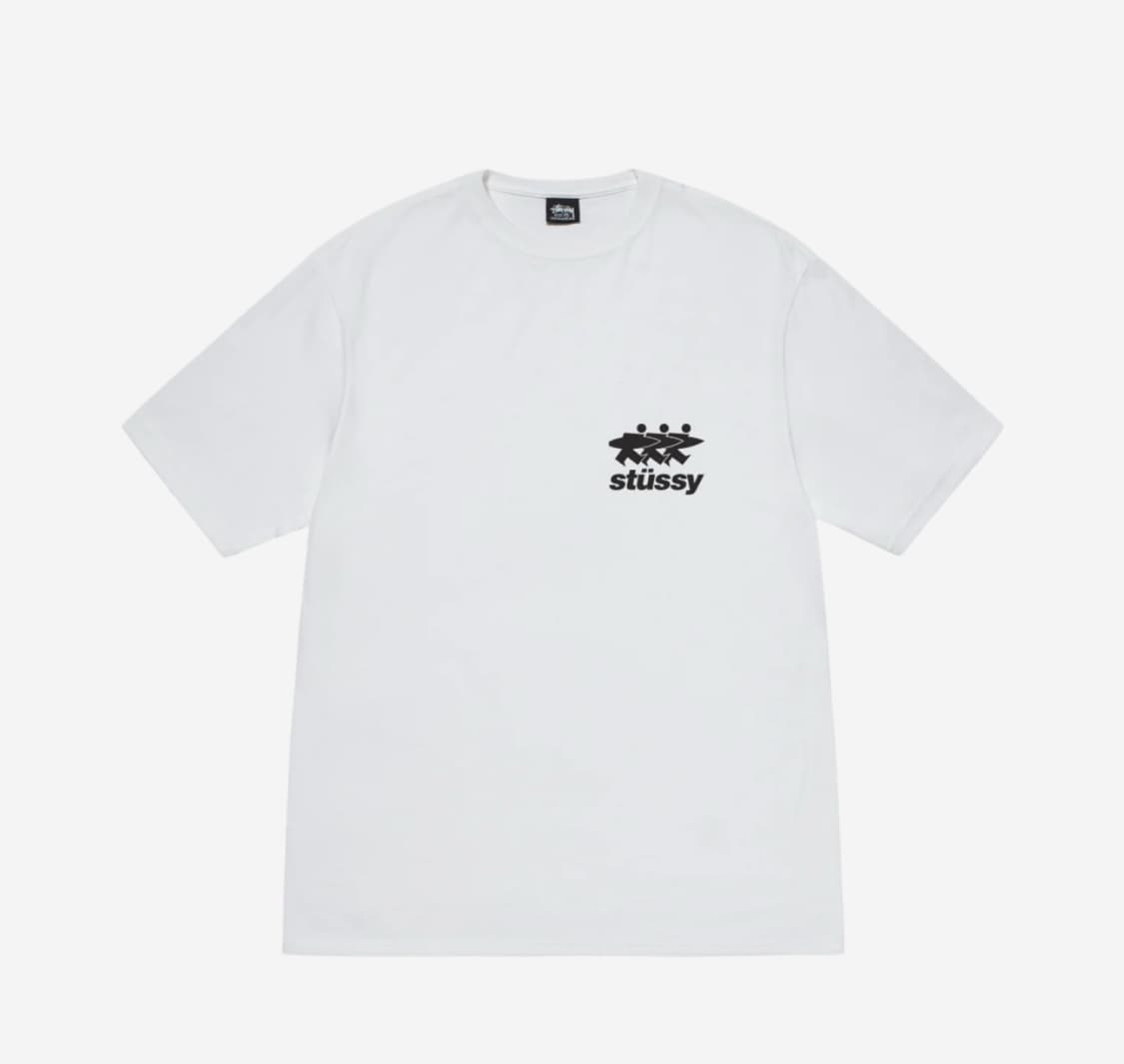 스투시 서프워크 반팔 반팔 티셔츠 화이트 XXL 2XL 상품이미지2