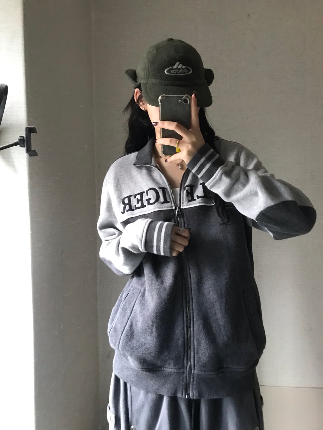 타미힐피거 빅로고 면집업 상품이미지2