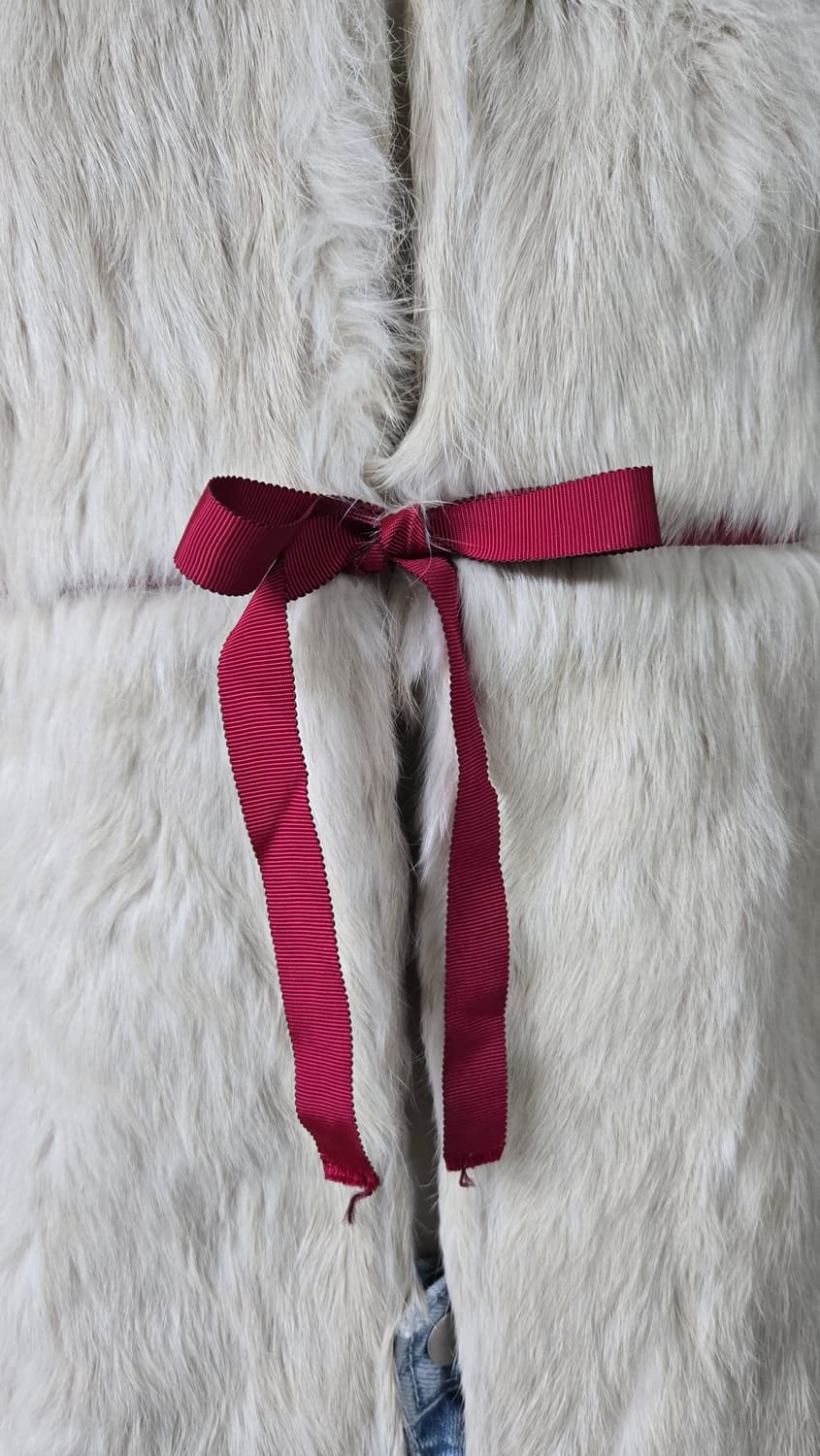 DKNY 빈티지 리얼래빗퍼 자켓 상품이미지3