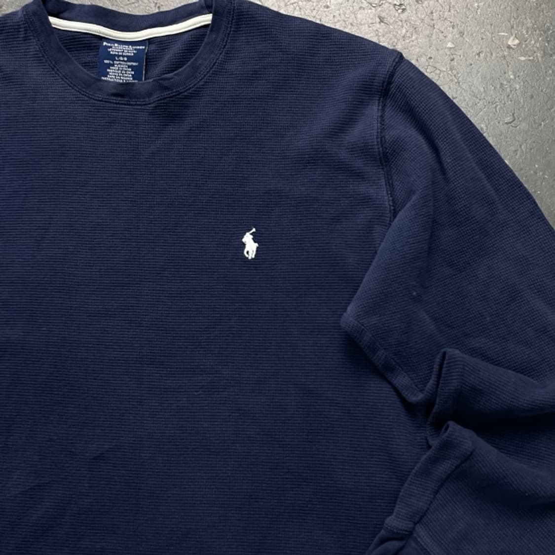 100 폴로 와플 롱슬리브 상품이미지2