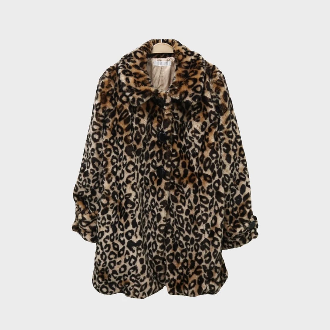 C.O.L.Z.A 호피 페이크 퍼 자켓 64360 상품이미지1