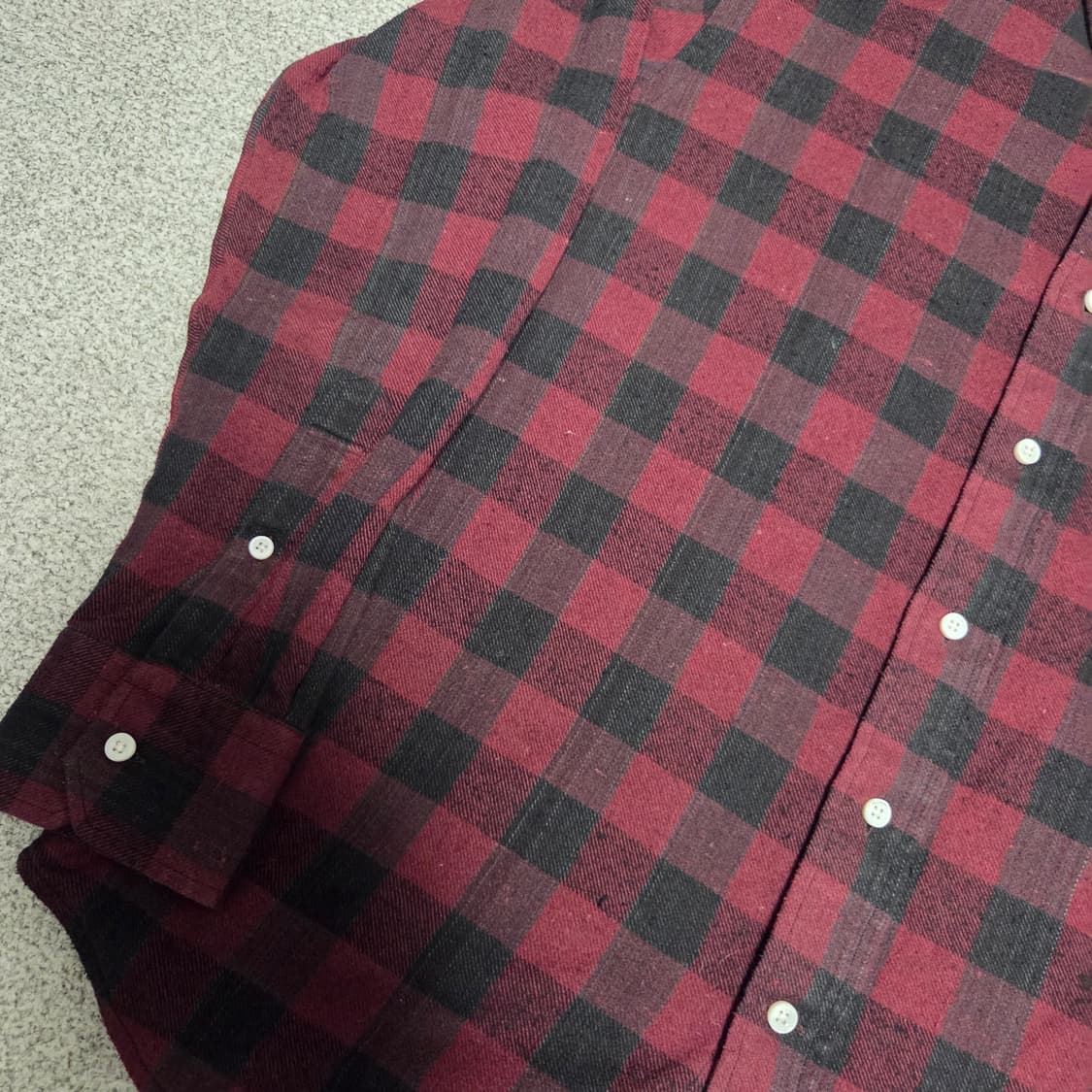 Spier&Mackay 핸드메이드 체크셔츠 L(100) 상품이미지5