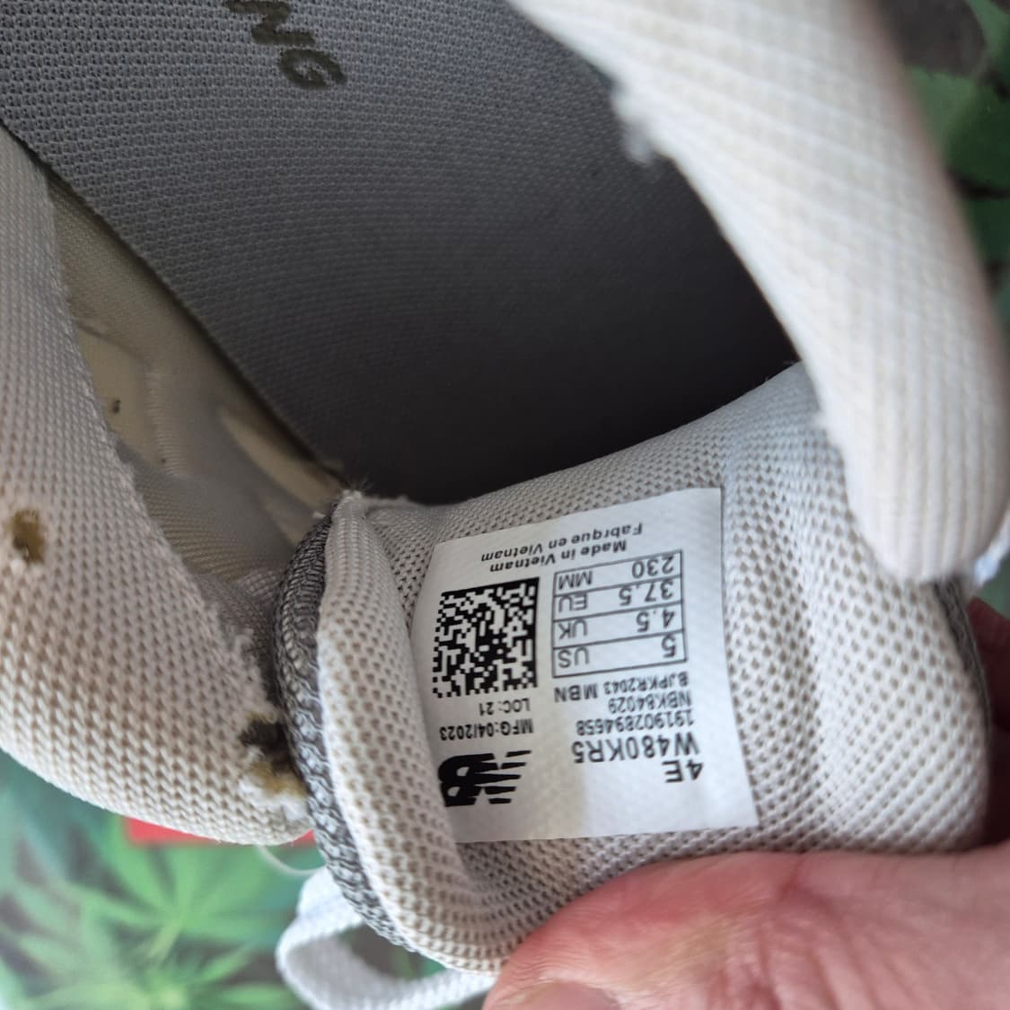 (세일)(새상품)뉴발란스 회색 운동화W480 상품이미지10