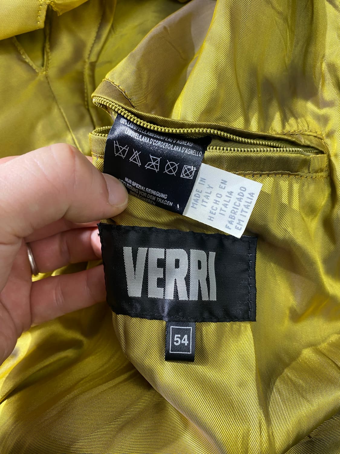 [54] VERRI 이태리 메이드 램스킨 레더 코트 상품이미지9