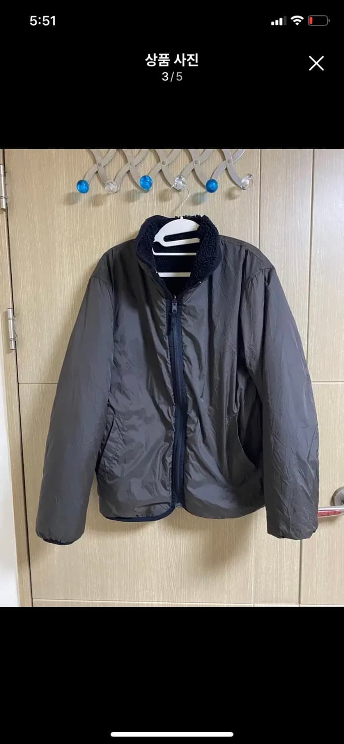 [UNIQLO] 유니클로U 리버서블 플리스 자켓 M사이즈 상품이미지3