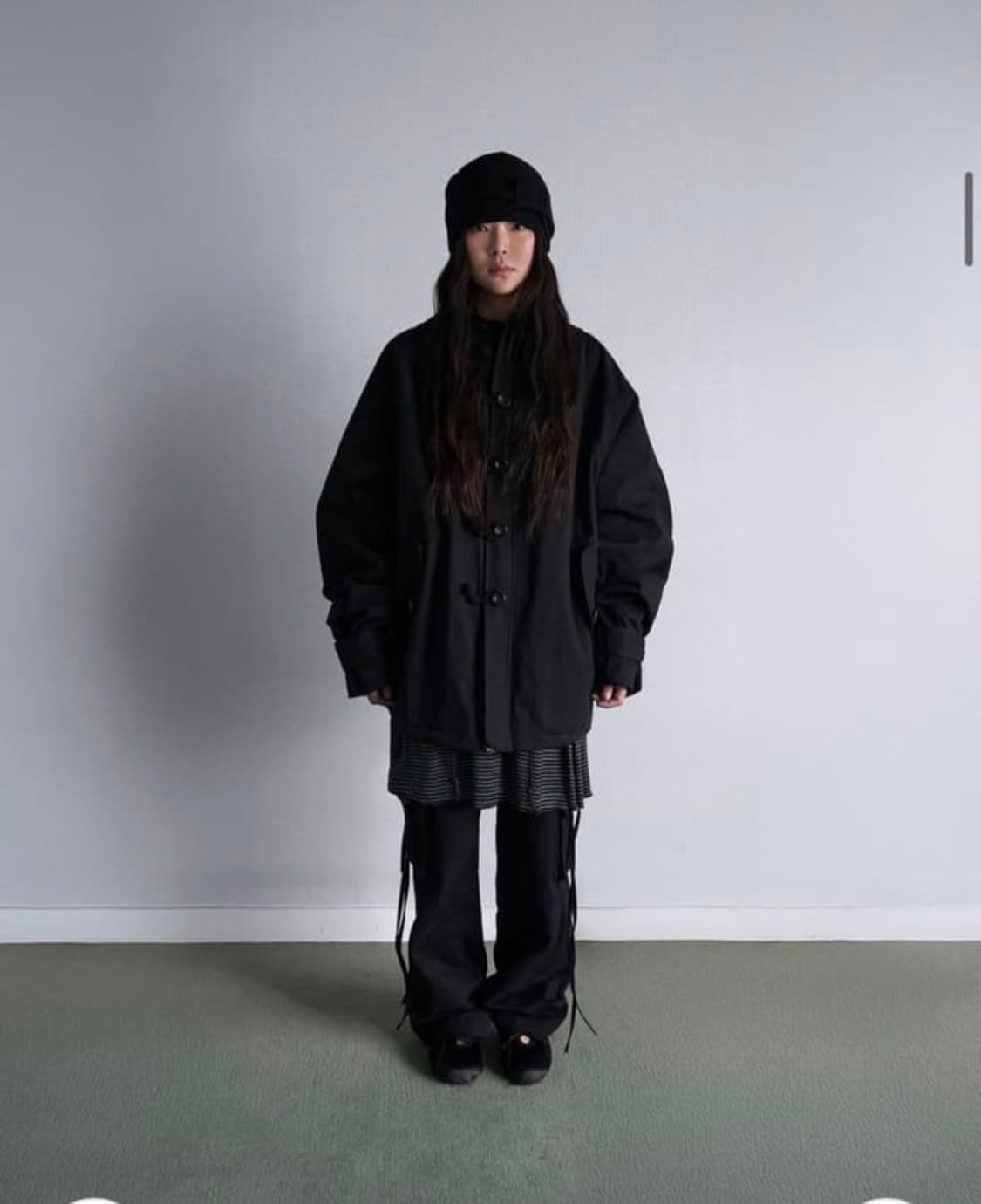 시오서울 스너그 밀리터리 후드자켓 (black) 상품이미지1