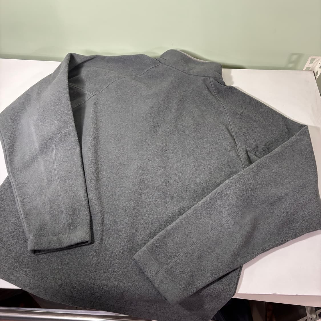 95 컬럼비아 그레이 반집업 풀오버 플리스 상품이미지3