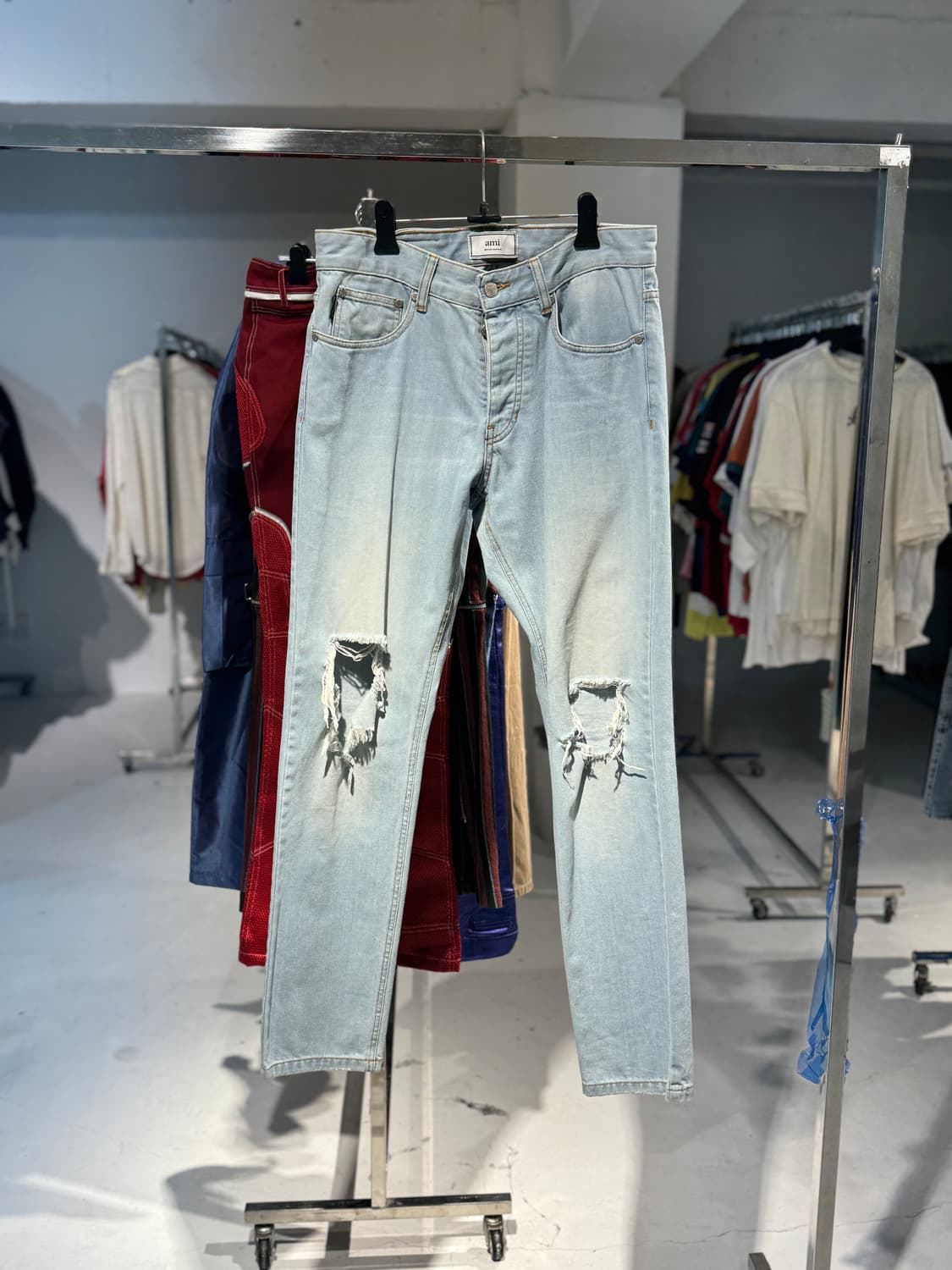 Ami 아미 스트레이트핏 데님팬츠 상품이미지1