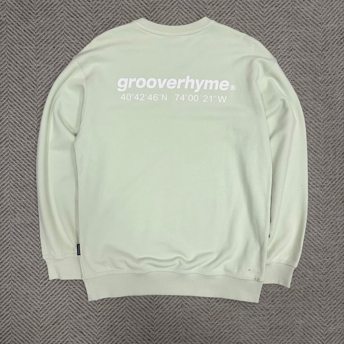 그루브라임 백프린팅 로고 맨투맨 v1057 상품이미지2