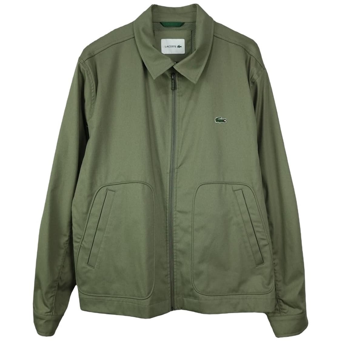 [라코스테] 신형 로고 패치 블루종 자켓 카키 M19788 상품이미지2