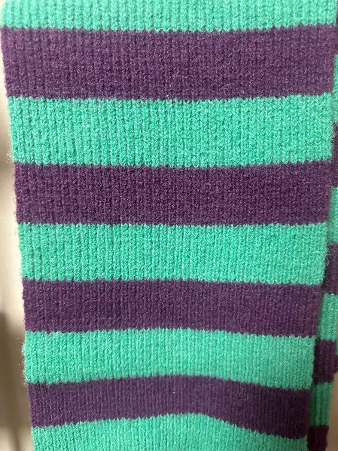 더바이닐하우스 모헤어 스트라이프 스카프 그린 상품이미지4