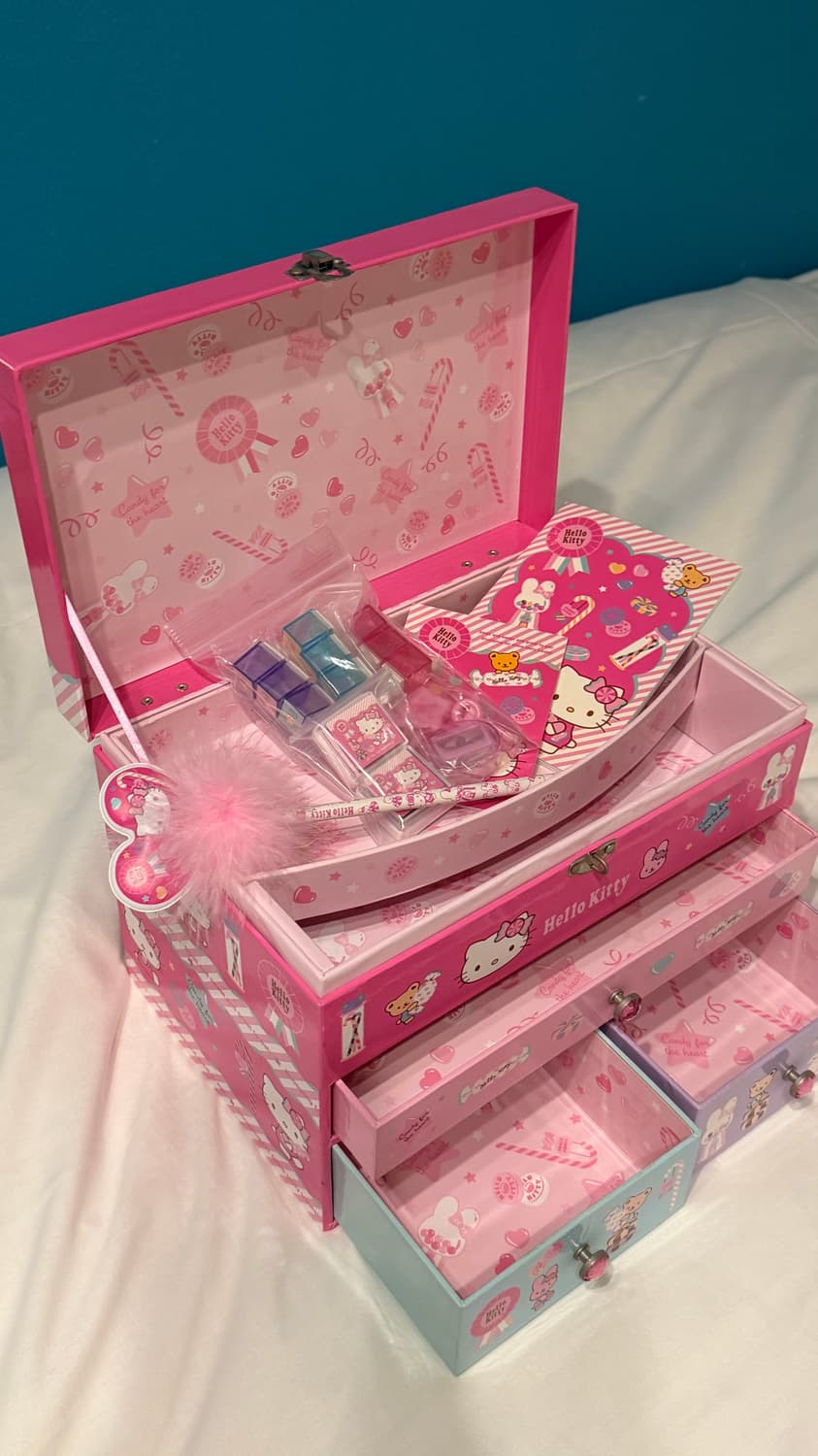 헬로키티 수납함 (도장 연필 떡메 세트) 2010 상품이미지1