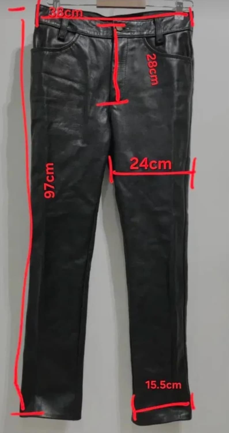밴슨 리얼 가죽바지 상품이미지4